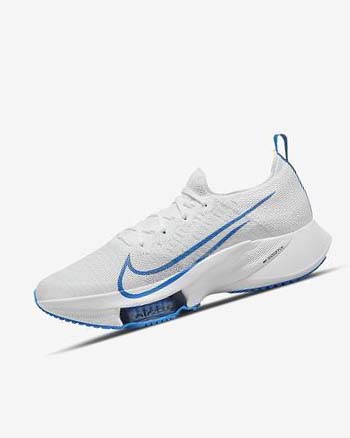 Nike Air Zoom Tempo NEXT% Blancos Plateadas Negros Azules | MX 5085